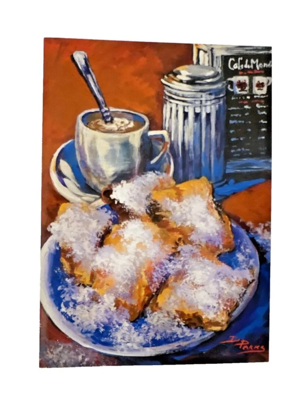 Dianne Parks Note Cards Pack of 10 Blank on Inside Tabasco New Orleans Crawfish